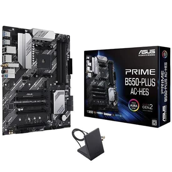 Placa Mãe Asus Prime B550-Plus Ac-Hes AM4 DDR4