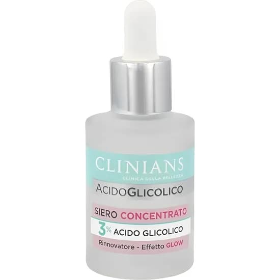 Sérum Facial Renovador Clinians com Ácido Glicólico 3% - 30ML