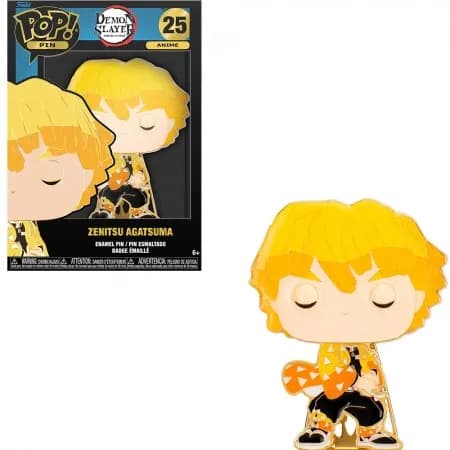 Funko Pop Pins.Demon Slayer Zenitsu Agatsuma 25