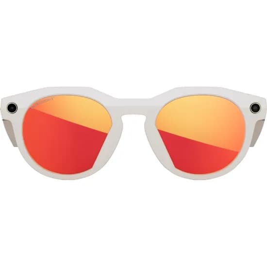 Óculos de Sol Smart Oakley Meta HSTN - Warm Grey/Prizm Ruby