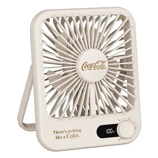 Ventilador Portátil Coca Cola C3 - Beige