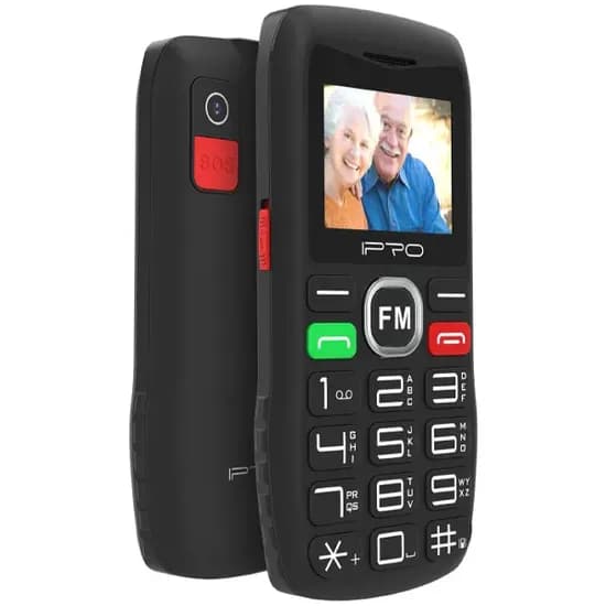 Celular Ipro F188S Dual Sim Tela de 1.8" Câmera/Rádio FM - Preto