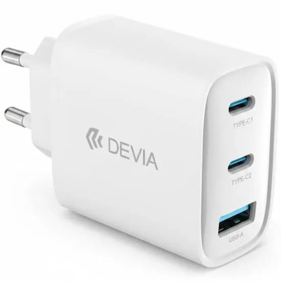 Carregador Devia Extreme Speed Series PD 65W A+2C USB-C A USB-C - White