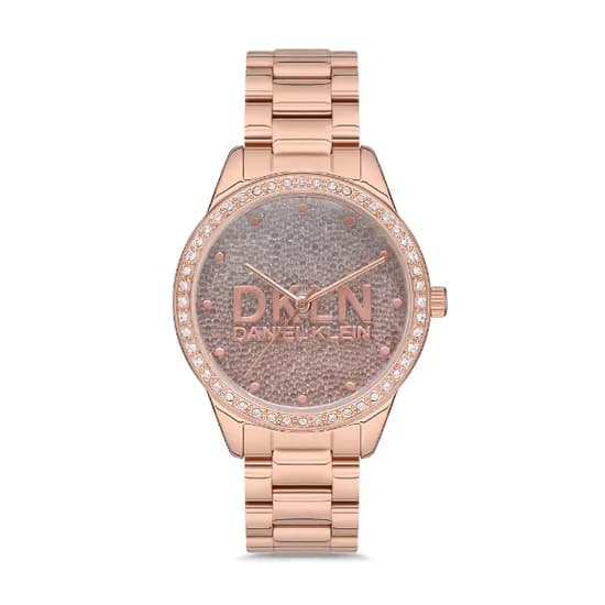 Relógio Analógico Feminino Daniel Klein Premium DK.1.12565-6 - Rosa Ouro