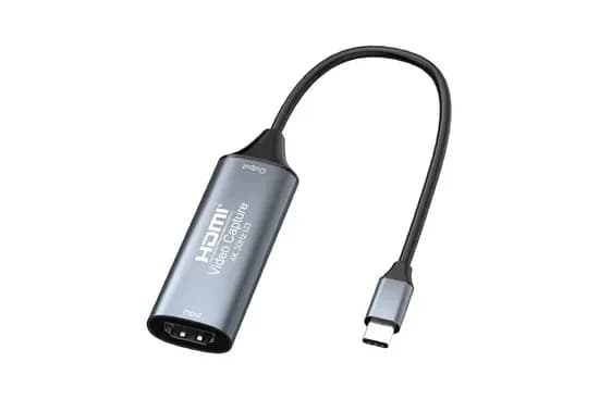 Adaptador USB-C para HDMI Captura 60FPS c/USB