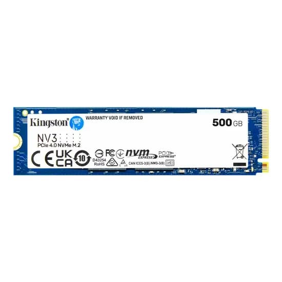 SSD M.2 Kingston NV3 500GB Nvme PCI-Exp 4.0 - SNV3S/500G