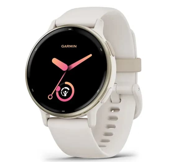 Garmin Relógio Vívoactive 5 Cream Gold Aluminum Bezel 42MM 010-02862-11