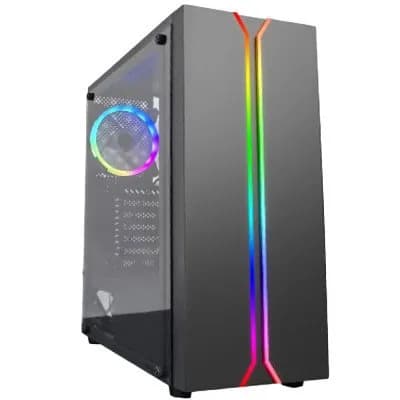 Gabinete Gamer Satellite 1100K RGB 1 Fan - Preto