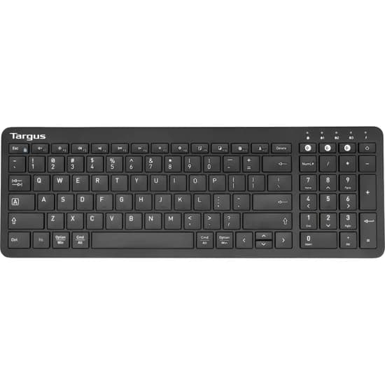 Teclado Sem Fio Targus Midsize Multi-Device Antimicrobial AKB863ESLP Bluetooth - Preto