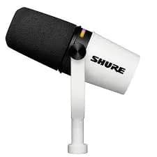 Microfone Dinamico com Fio Shure MV7+-W Podcast Microphone White
