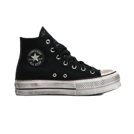 Calzado Converse All Star Lift Hi Negro