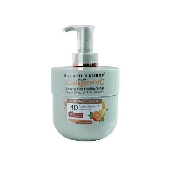 Máscara Capilar Keratine Queen Collagen+VC 1000ML