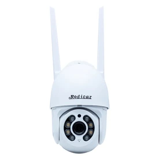 Câmera de Segurança Wi-Fi IP Smart Rodicar G5 Ultra HD 355º - Branca