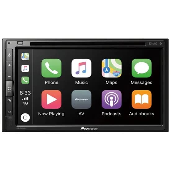 Reprodutor Multimídia DVD Pioneer AVH-Z5250BT 6.8" Touch Bluetooth - Black