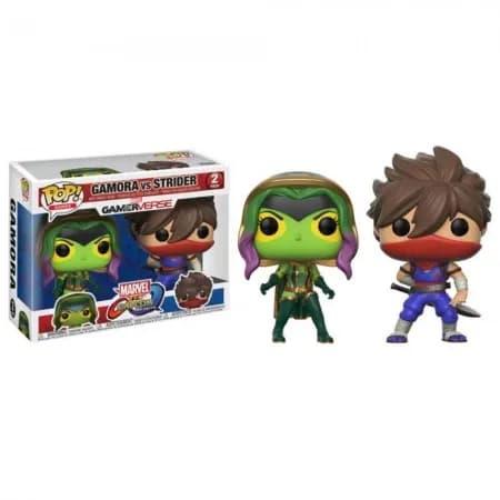 Funko Pop Marvel VS Capcom Gamora VS Strider 2PACK