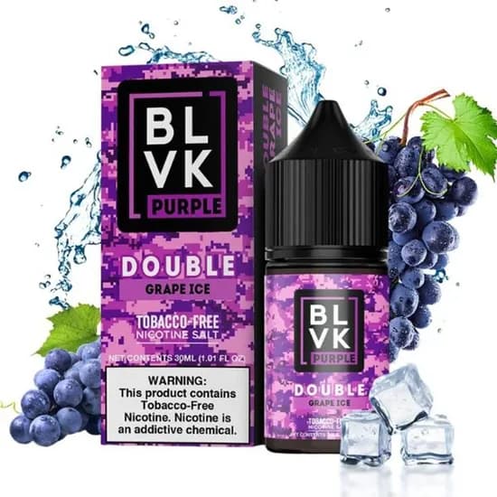 BLVK 30ML Salt Purple Double Grape Ice 35MG