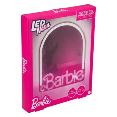 Paladone Barbie Wall Mountable LED Neon Mirror 5985