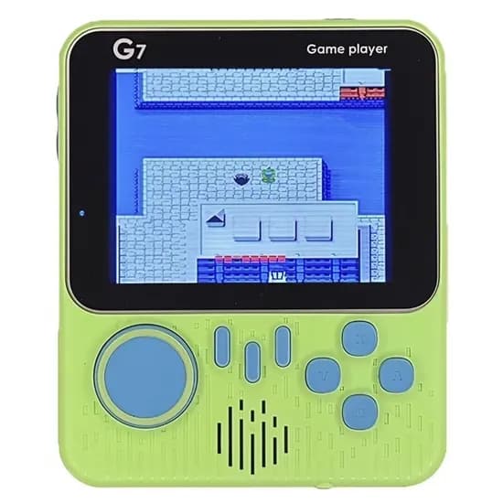 Console Portátil Game Box G7 de 3.5" com 666 Jogos - Verde Claro (Inglês Chinês)