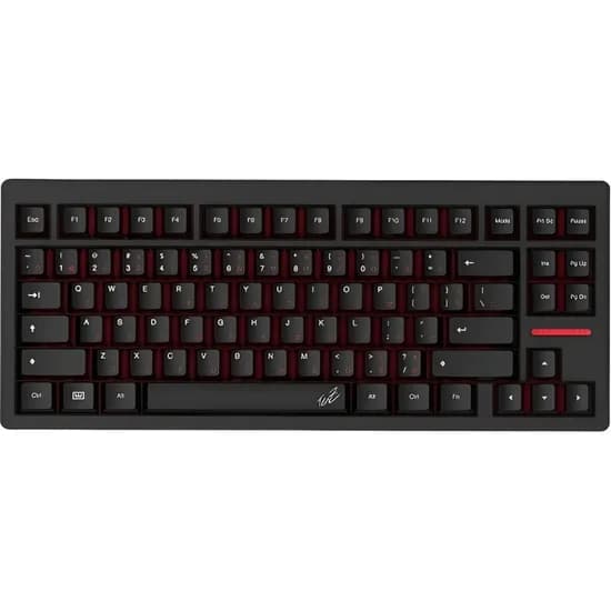 Teclado Gamer Mecânico Wooting 80HE Tenz Takeover 80% 8K - Preto