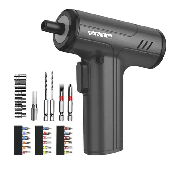 Parafusadeira Sate Bateria A-KS29 Kit 29PC Preto