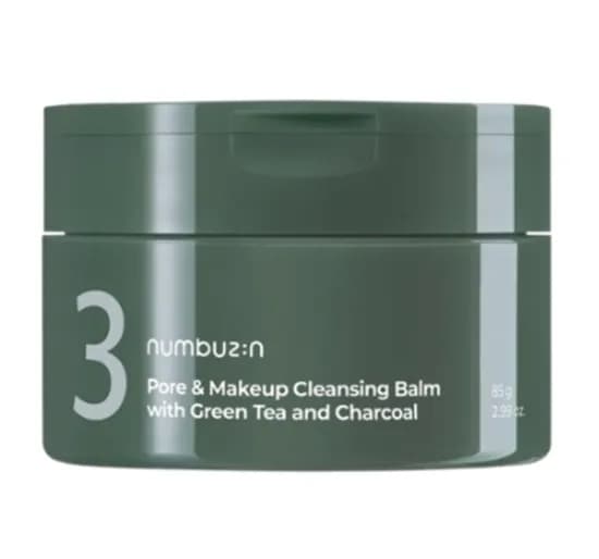 Numbuzin Pore&Makeup Cleansing Balm With Green Tea And Charcoal 85G