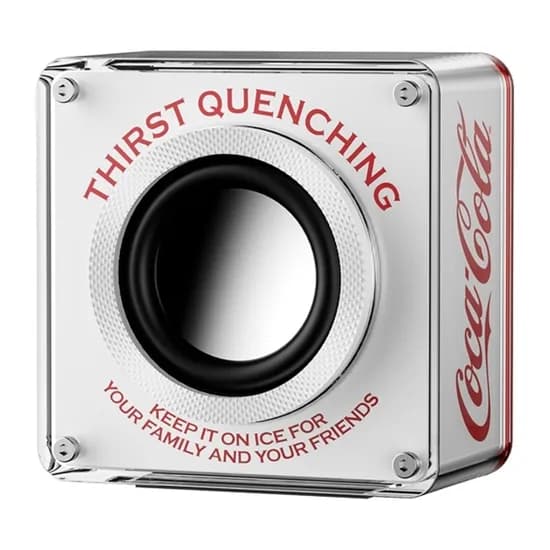 Caixa de Som Coca Cola A01 Bluetooth - White