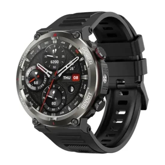 Relogio Smartwatch Blackview W50 Pro com Bluetooth / com Pulseira Extra - Preto