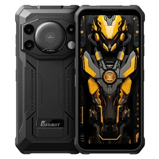 Celular Fossibot F110L / 4GB / 128GB / 6.7" / 10000MAH / 50MP + 8MP + 5MP / Dual Sim - Preto