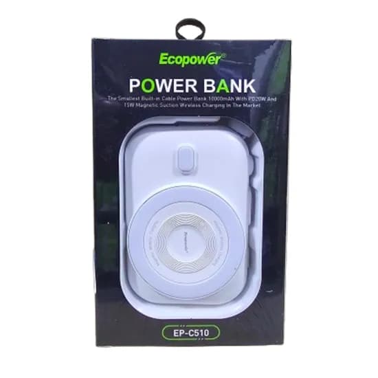 Carregador Portátil Ecopower EP-C510 USB 10000MAH - Branco