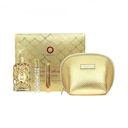 Kit Perfume Orientica Royal Amber Unissex 4PCS