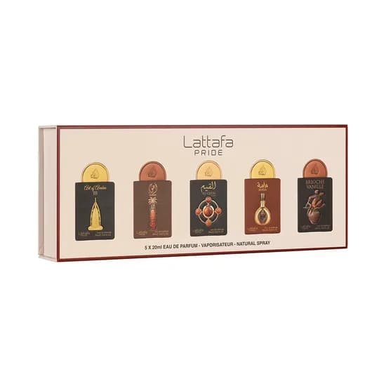 Kit Perfumes Lattafa Pride Collection Nº 4 Edp - Unisex 5 Piezas