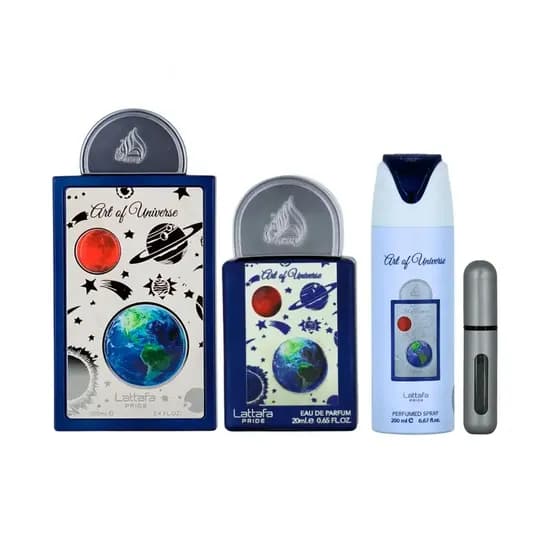 Kit Lattafa Art Of Universe 100ML + 20ML + Deo 200ML