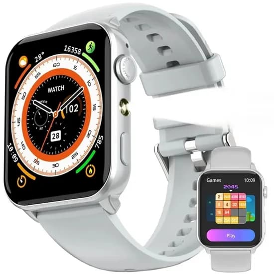 Relogio Smart Blackview R30 Max - Silver + Pulseira Extra