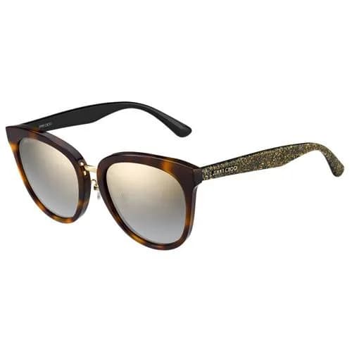 Óculos de Sol Feminino Jimmy Choo Cade/F/s Ocy FQ 55-20-140 - Havana/Purpurina