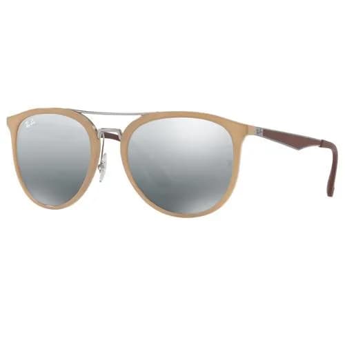 Óculos de Sol Ray-Ban RB4285 6166/88, Unissex, Tamanho 55-20-145 3N, Metal - Marrom