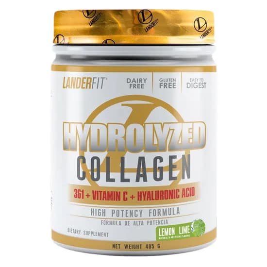 Landerfit Collagen Hydrolyzed 405G - Lemon Lime