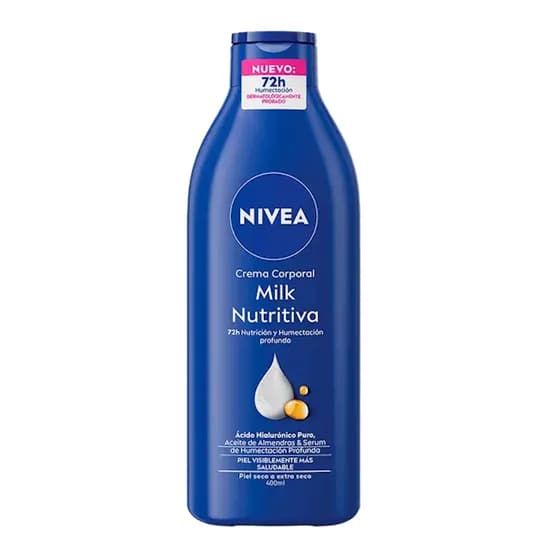Crema Corporal Nivea Milk Nutritiva 5 En 1 400ML