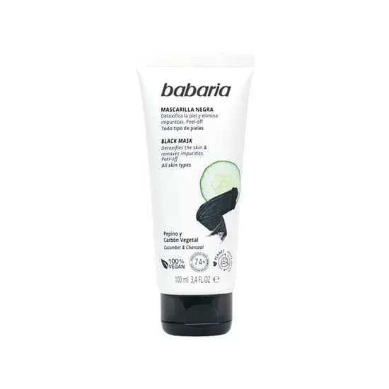 Mascarilla Facial Negra Babaria Cucumber Y Charcoal 100ML