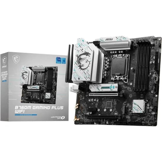 Placa-Mãe MSI B760M-A Gaming Plus Wifi LGA 1700 DDR5