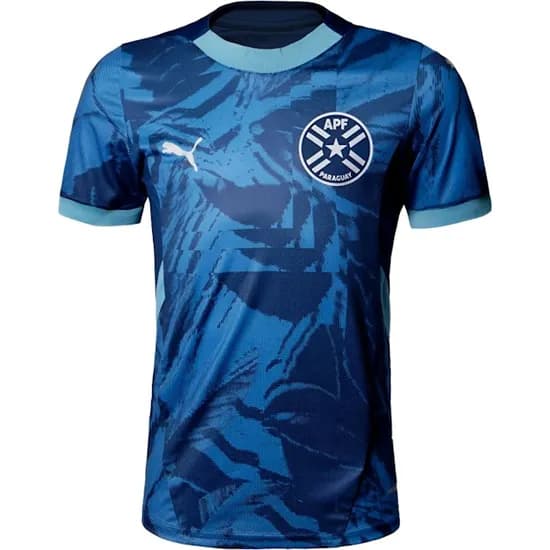 Camiseta Deportivo Masculino Puma Paraguay Alternativa Away Mangas Cortas