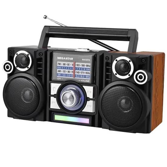Caixa de Som Ecopower EP-2123 USB/Aux/SD - Preta