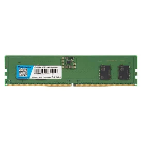 Memória Macroway, DDR5 16GB (1X16GB), 4800MHZ, Verde