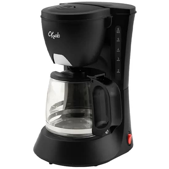 Cafeteira Elétrica Krab KBCE600 600 Watts 220V ~ 60 HZ - Preta