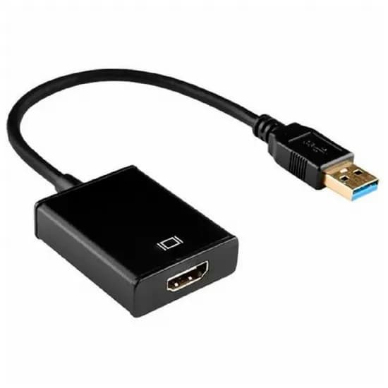 Adaptador USB p/ HDMI USB 3.0 Trove Fullhd Black