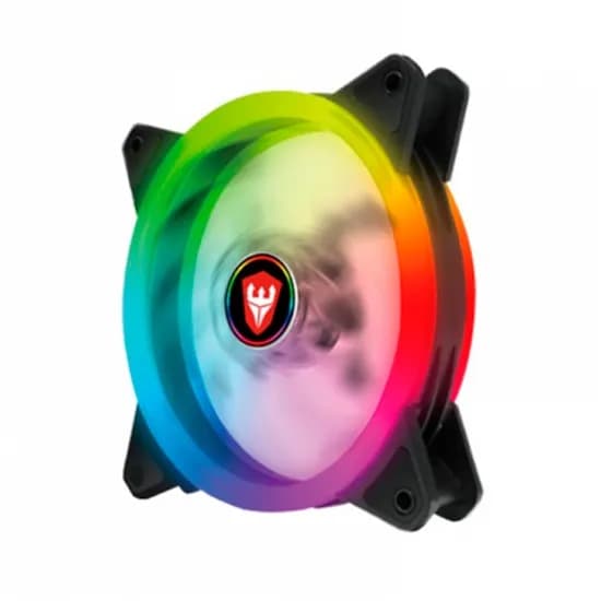 Cooler Fan de Gabinete Sate RGB-73, 12 X 12, 120MM, Preto