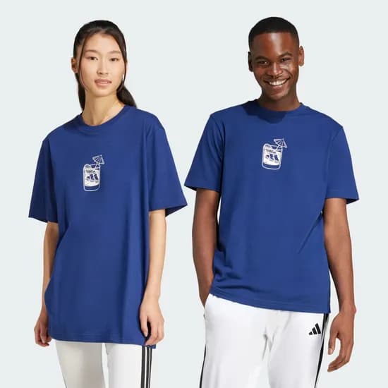 Remera Adidas Sport Wear Drink Azul