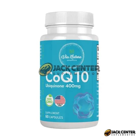 Co Q 10 400MG Via Natura Organics 60CAPSULES
