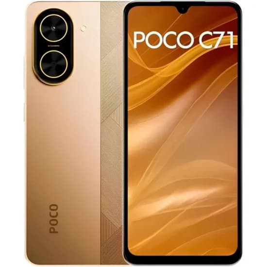 Celular Xiaomi Poco C71 3 64GB Dourado