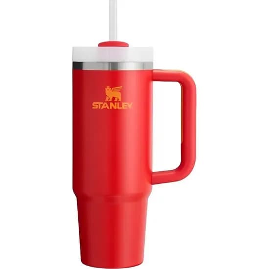 Caneca Térmica Stanley Quencher H2.0 Flowstate com Canudo - Chili 887ML