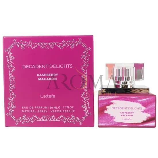 Perfume Lattafa Decadent Delights Raspberry Macaron Edp 50ML - Feminino